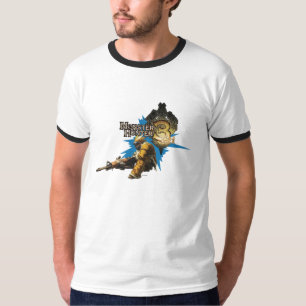 Male Hunter with Bowgun, Heavy Gunner with Ludroth T-Shirt