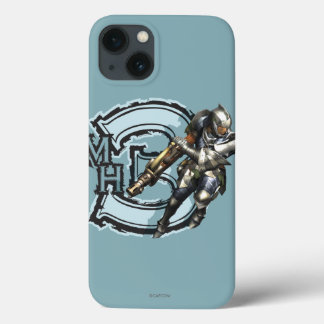 Male Hunter with Bowgun, Steel Armor iPhone 13 Case
