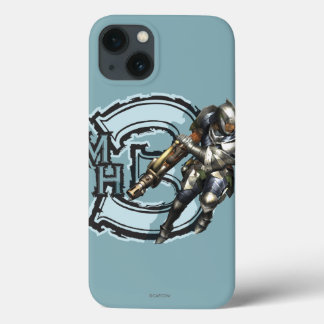Male Hunter with Bowgun, Steel Armor iPhone 13 Case