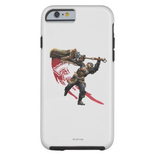 Male Hunter with great sword  hunters armor 2 Tough iPhone 6 Case