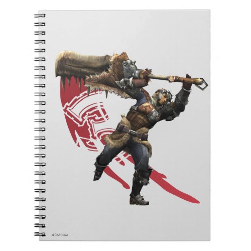 Male Hunter with great sword  hunters armor 2 Notebook