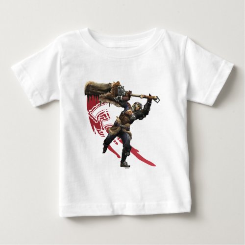 Male Hunter with great sword  hunters armor Baby T_Shirt