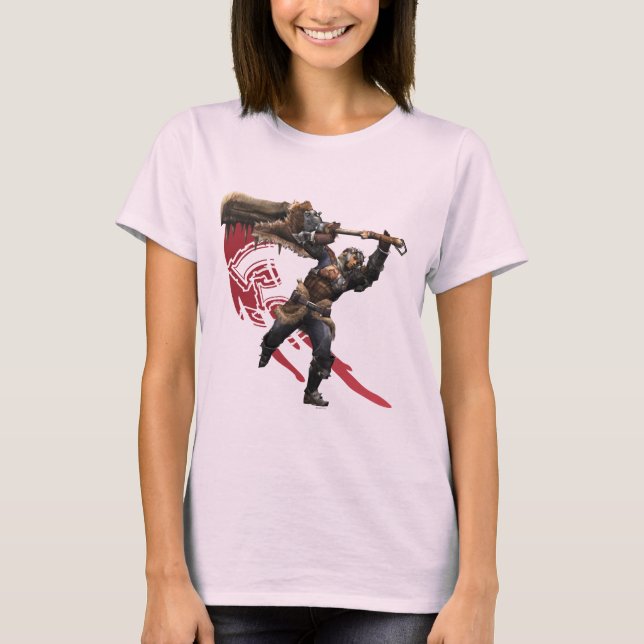 Male Hunter with great sword & hunter's armor T-Shirt (Front)