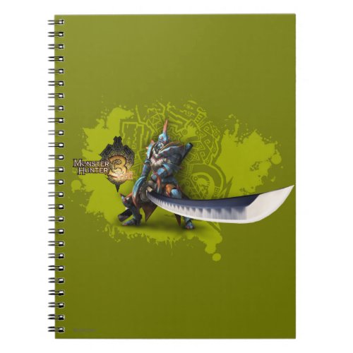 Male hunter with long sword  lagiacrus armor 3 notebook