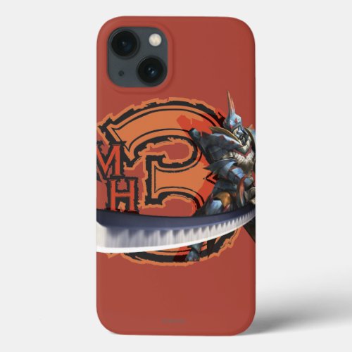 Male hunter with long sword  lagiacrus armor 4 iPhone 13 case