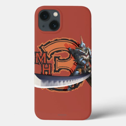 Male hunter with long sword  lagiacrus armor 4 iPhone 13 case