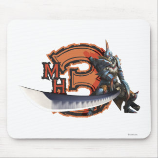 Male hunter with long sword & lagiacrus armor mouse pad