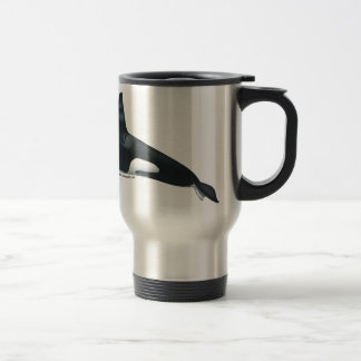 Male Killer Whale Travel Mug