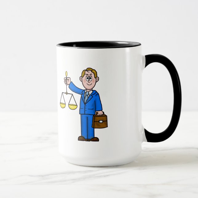 Male Lawyer Name Mug (Right)