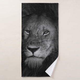 MALE LION BATH TOWEL