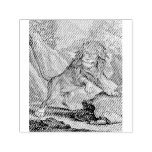 Male Lion in Serengeti National Park, Tanzania Self-inking Stamp