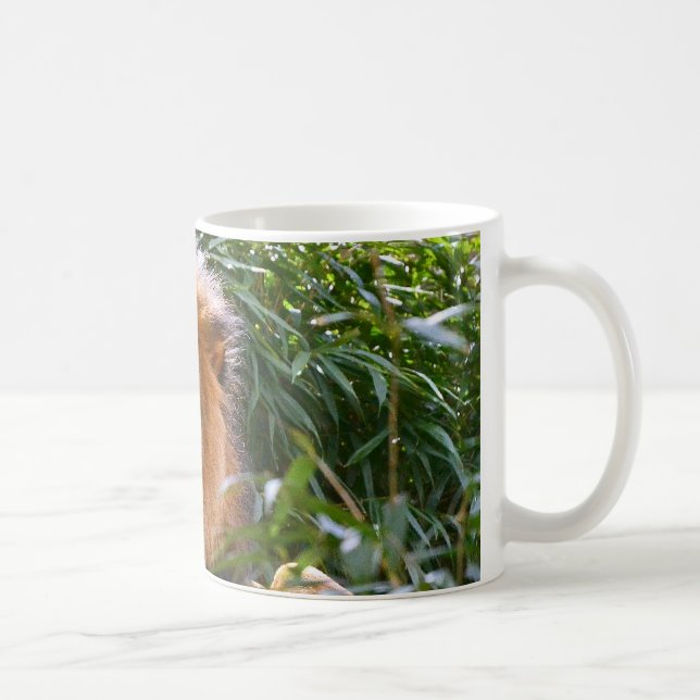 Male Lion, King of Beasts coffee mug (Right)