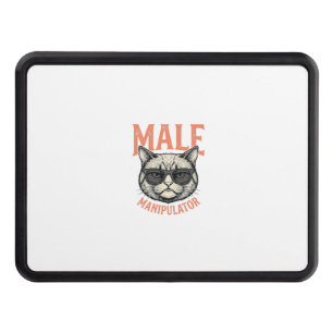 Male Manipulator Funny Cat Sunglasses Vintage Shir Hitch Cover