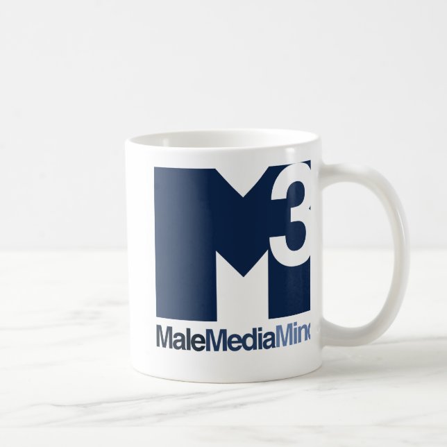 Male Media Mind Main Logo Mug (Right)