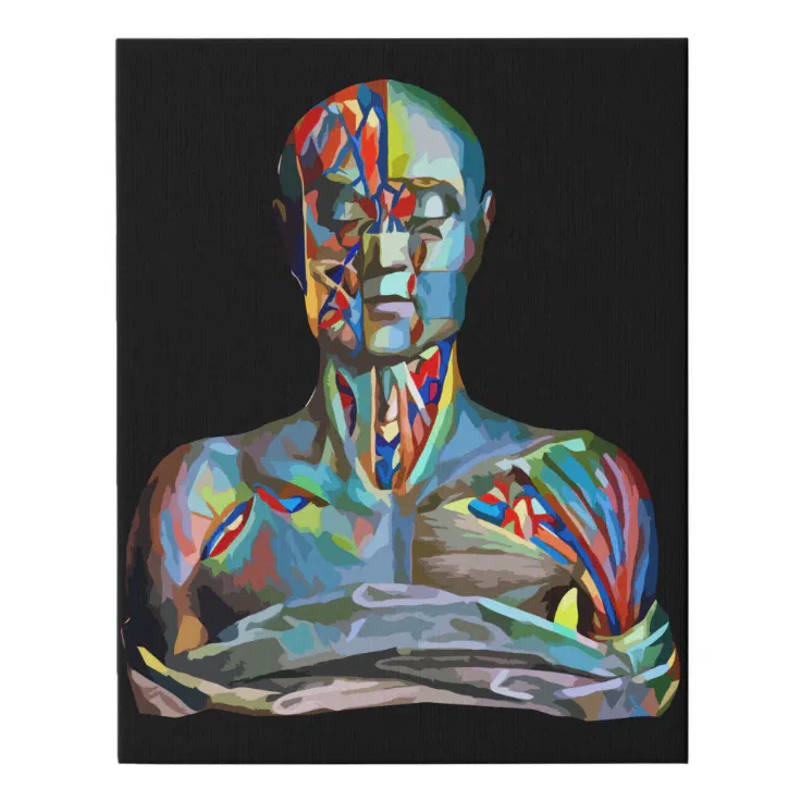 human anatomy painting