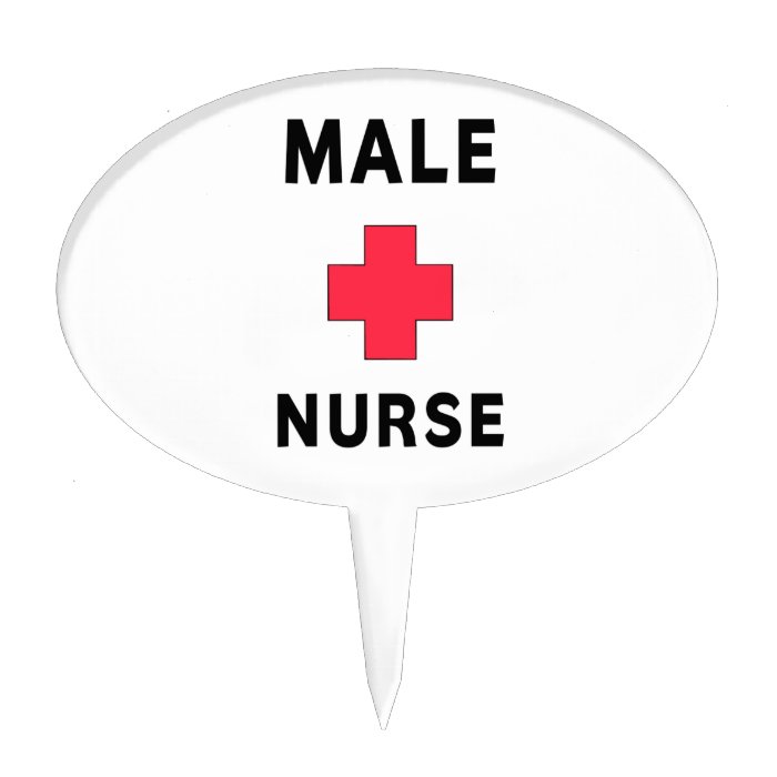 Male Nurse Cake Toppers