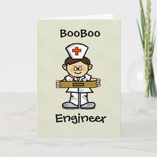 Male Nurse Greeting Card  Customize It! (Front)