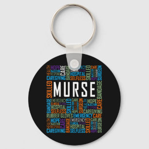 Male Nurse Man Nurse Murse International Nurse Day Keychain