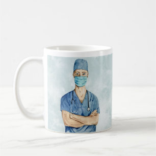 Male Nurse  Personalized  Coffee Mug