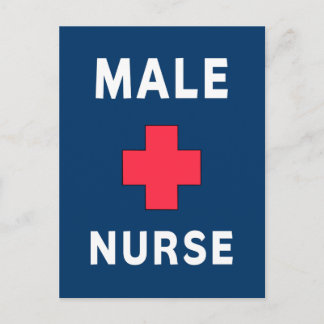 Male Nurse Postcard