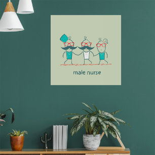 Male Nurse Poster
