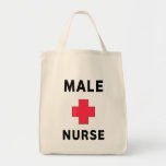 Male Nurse Tote Bag