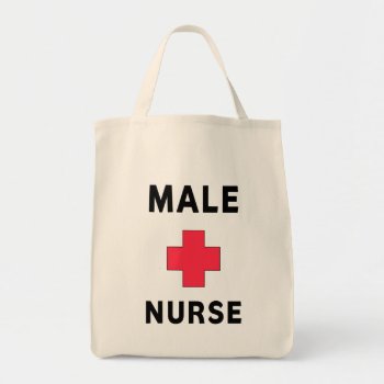 Male Nurse Tote Bag by bonfirenurses at Zazzle