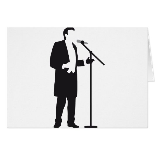 male opera singer cards (Front Horizontal)