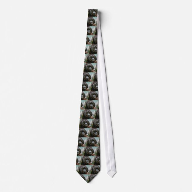 male orangutan neck tie (Front)