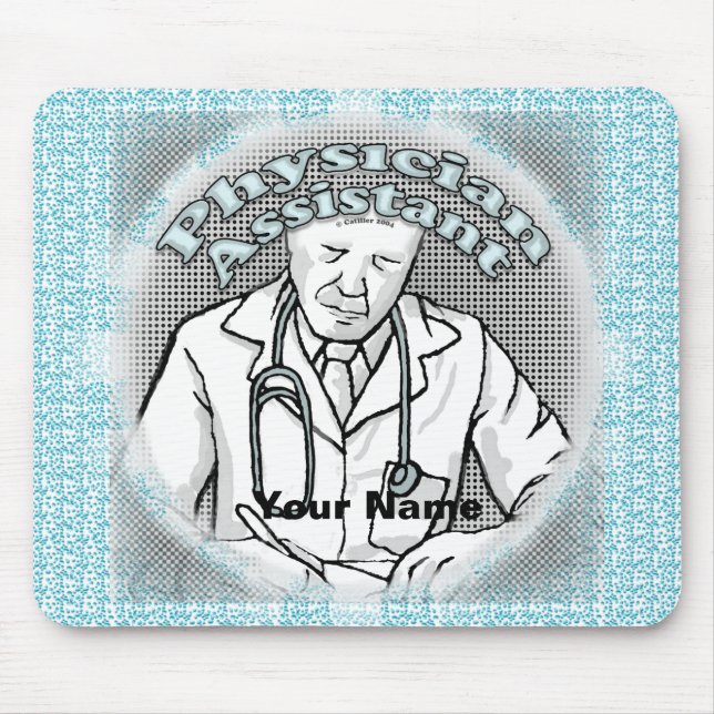 male Physician Assistant Mouse Pad (Front)