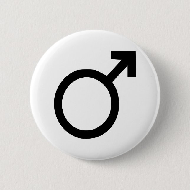 Male Pinback Button (Front)