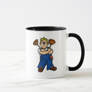 Male Plumber Mug (Customize It)