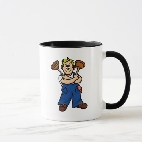 Male Plumber Mug Customize It