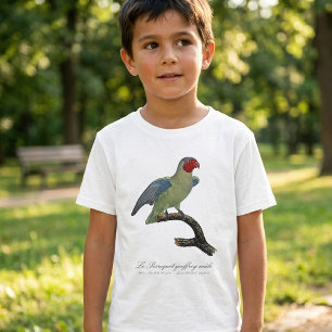 Male Red-Cheeked Parrot, Geoffroyus geoffroyi T-Shirt