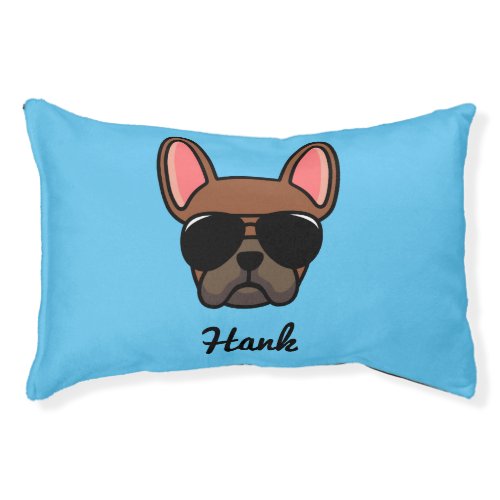 Male Red Fawn French Bulldog Dog Bed