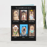 Male Relative Funny Dogs Birthday Card at Zazzle