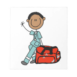 Male Respiratory Therapist or EMT Notepad