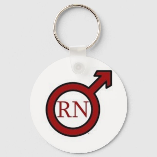 Male RN Keychain (Front)