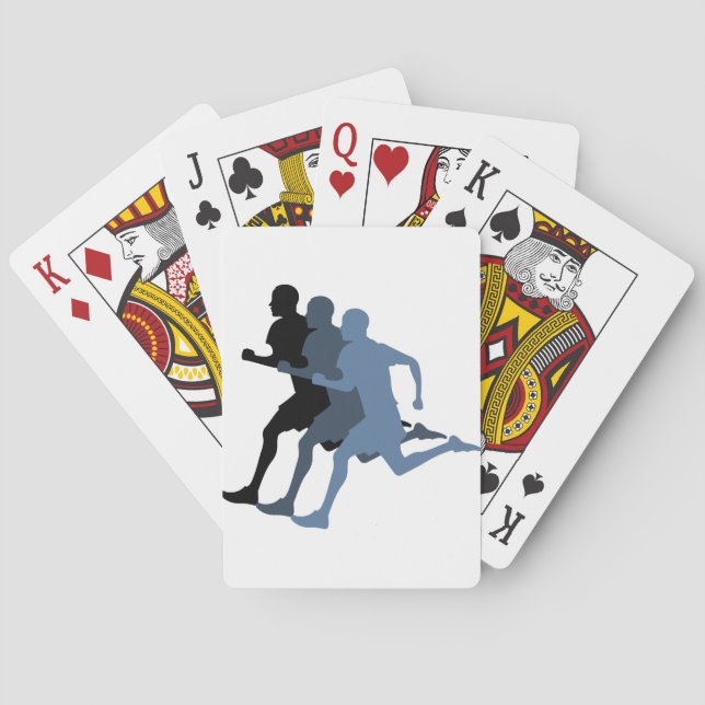 Male Runner Poker Cards (Back)