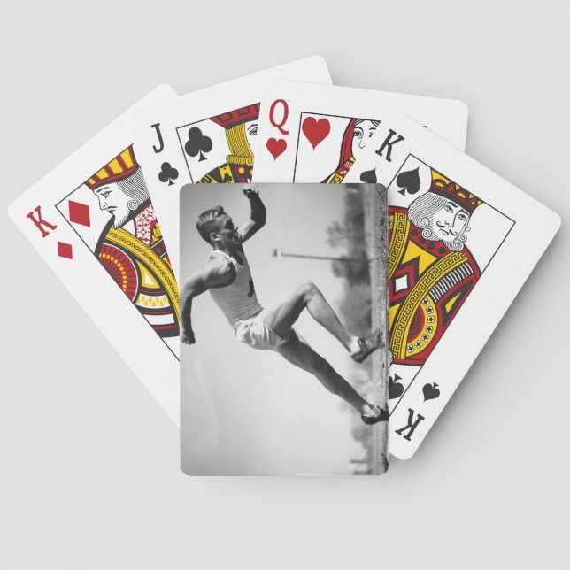 Male Runner Poker Cards (Back)