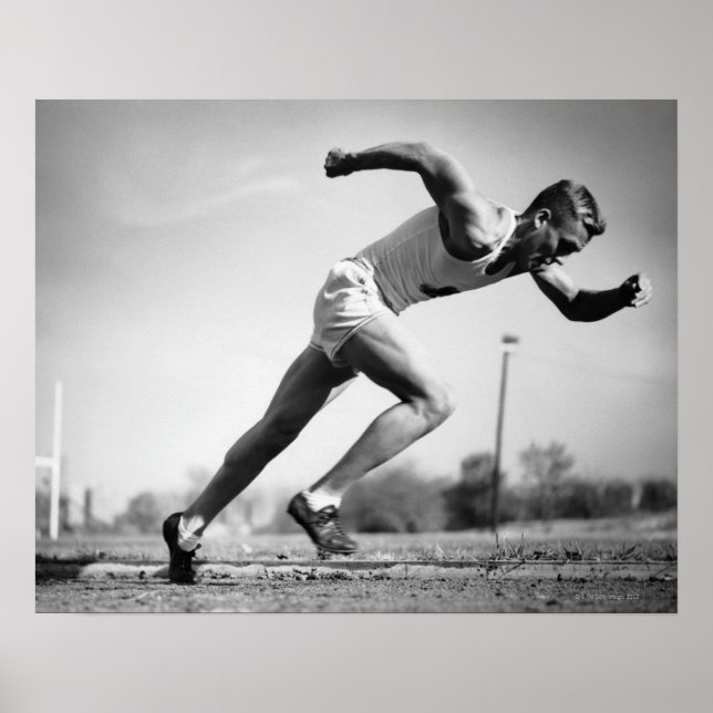 Male Runner Poster (Front)