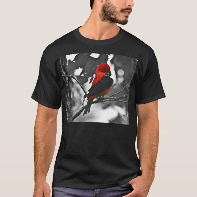 Male Scarlet Tanager T-Shirt (Front)