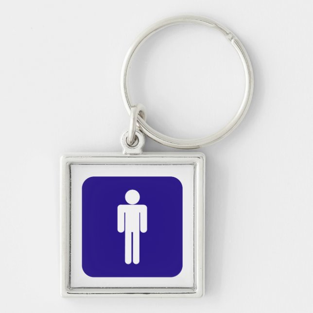 Male Sign Keychain (Front)