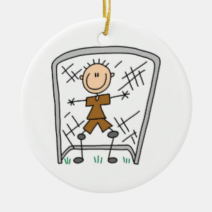 Male Soccer Goal Keeper T-shirts and Gifts Ceramic Ornament
