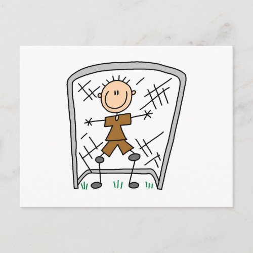 Male Soccer Goal Keeper T_shirts and Gifts Postcard