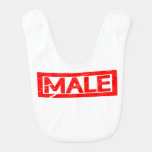 Male Stamp Baby Bib