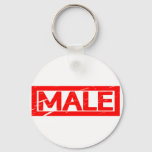 Male Stamp Keychain