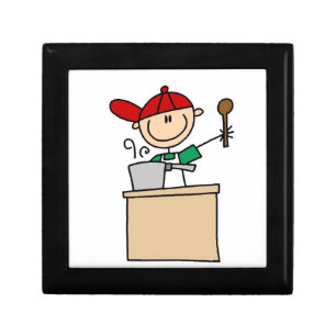 Male Stick Figure Cook Gift Box