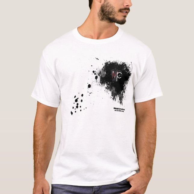 Male T-shirt splatter logo (Front)