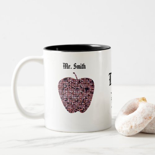 Male Teacher Appreciation End of Year Thank You Two_Tone Coffee Mug